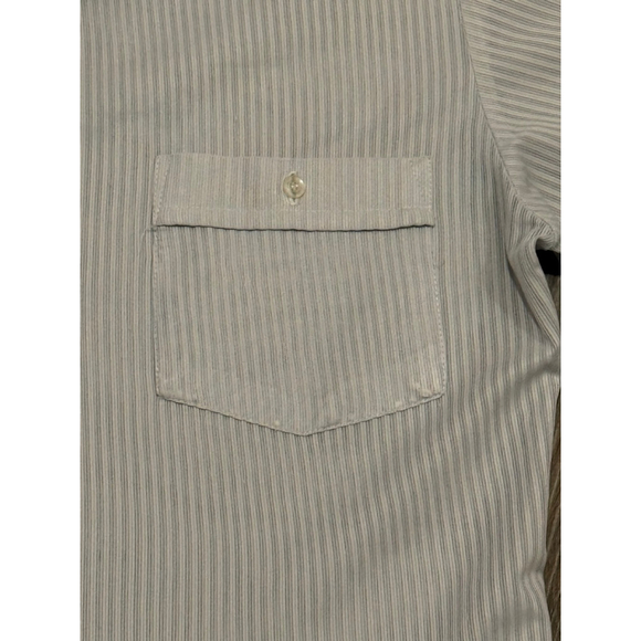 Vintage MAIN Stream Men’s White Casual Pocket Button Down Shirt S Lightweight - Picture 3 of 8
